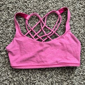 LuLu Lemon Free to Be Sports Bra, size 4, pink